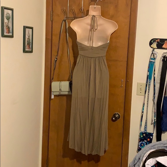 FOREVER 21 Strapless / Halter dress MED hi low hem - Picture 4 of 7